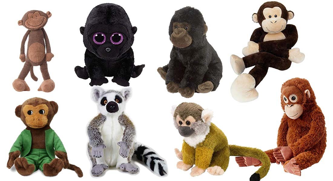 The most popular cuddly toy monkeys