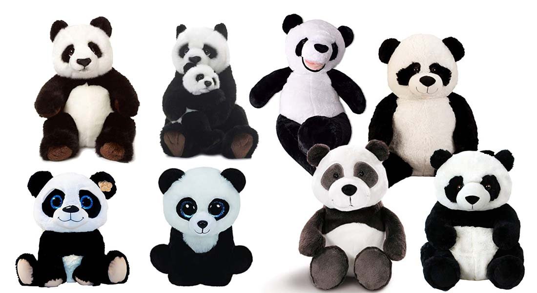 The most popular panda cuddly toys